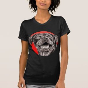 T-shirt Croquis de rottweiler