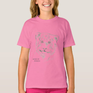 T-shirt Croquis de tigre de bébé