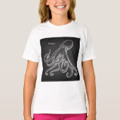 T-shirt Croquis d'octopus (Devant)