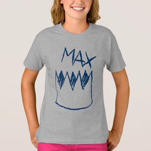 T-shirt Croquis max. et couronne (Devant)