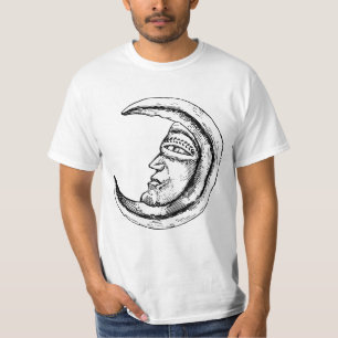 T-shirt Croquis Vintage Lune Mystique