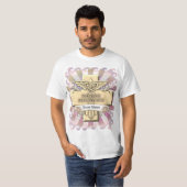 T-shirt Cross Caduceus Infirmière sage-femme (Devant entier)