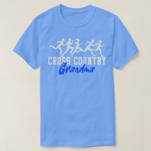T-shirt Cross Country Grandma with Cross Country Runners G (Design devant)