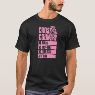 T-shirt Cross Country No Bench Pas De Semi-Temps Pas De Dé