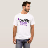 T-shirt Cross-Country, Pray run rest (Devant entier)