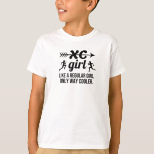 T-shirt Cross Country Running Girl XC Cross Country Runner