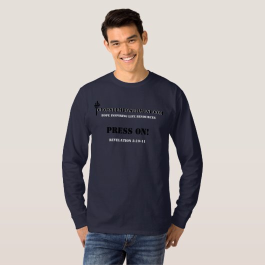 T-shirt CROSS D/Appuyez sur !+++T-shirt à manches longues (Devant entier)
