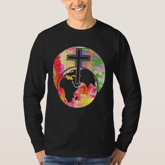 T-SHIRT CROSS EASTER RESURRECTION OF JESUS CHRIST (Devant)