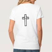T-shirt Cross Thorns Ladies V-Neck (Dos)