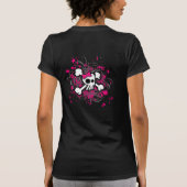 T-shirt Crossbones Crâne de fille (Dos)