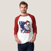 T-shirt Crossbones USA (Devant entier)