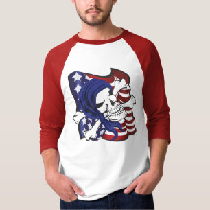 T-shirt Crossbones USA