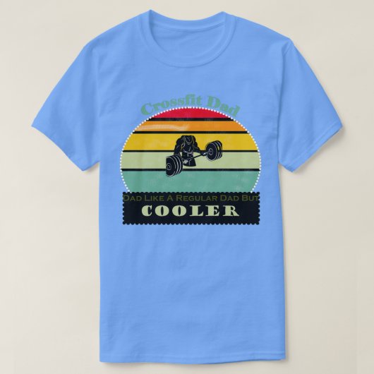 T-shirt Crossfit Papa Comme Un Papa Régulier Mais CoolerTS (Design devant)