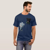 T-shirt Crossover vintage sans anthère Zym (Devant entier)
