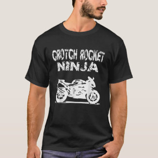 T-shirt Crotch Rocket Motorcycle Rider Ninja T Shirt