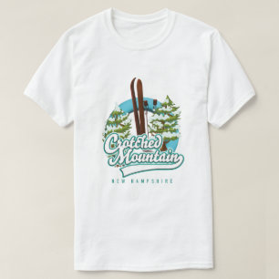 T-shirt Crotched mountain new hampshire ski logo