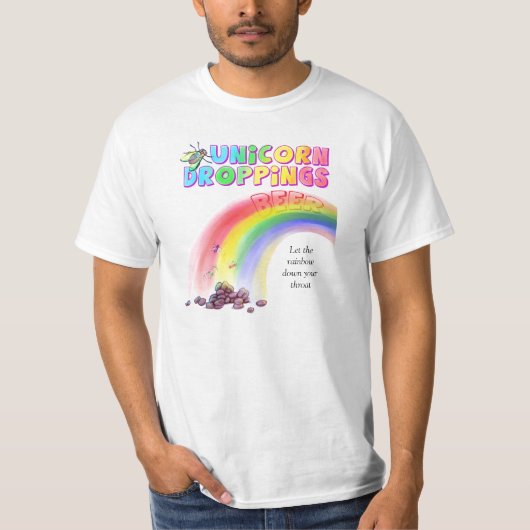 T-shirt Crottes de licorne (Devant)