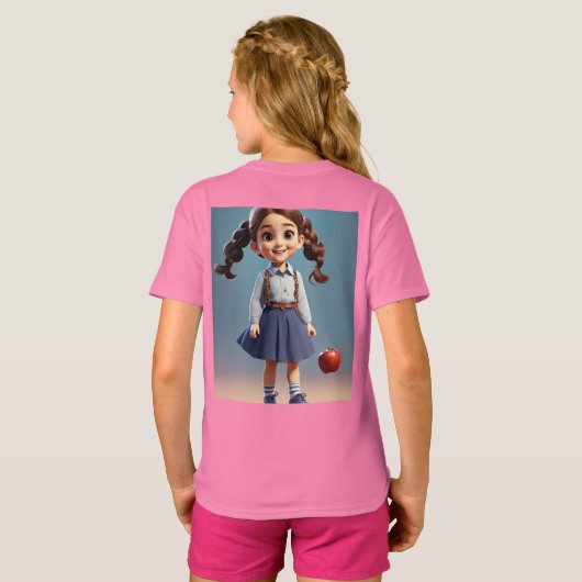 T-shirt croustillant et mignon (Dos entier)