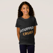 T-Shirt Croûte de pizza fourrée pour les fans de pizza (Devant entier)