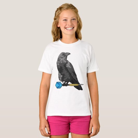 T-shirt Crow at Darts (Devant entier)