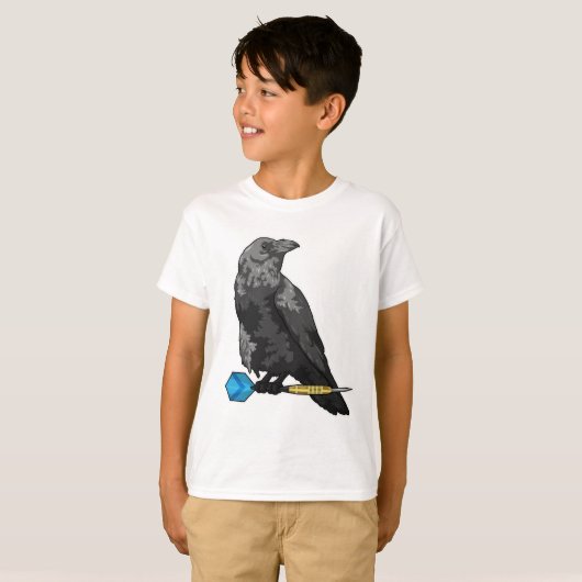 T-shirt Crow at Darts (Devant entier)