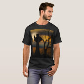 T-shirt Crow de croix celtique (Devant entier)