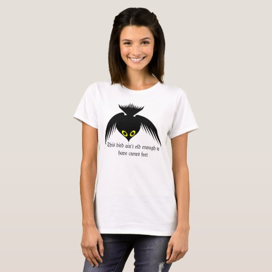 T-shirt Crow Ladies T Shirt (Devant entier)