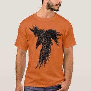 T-shirt Crow Raven Kattegat Accessoires viking pour Viking