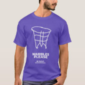 T-shirt Crow vs Servo : MARBLES S'IL VOUS PLAÎT (Devant)