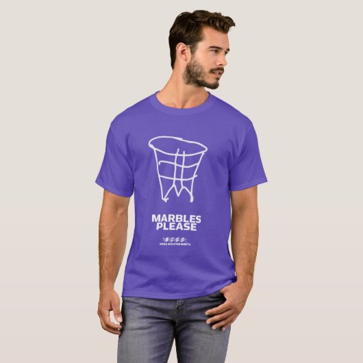 T-shirt Crow vs Servo : MARBLES S'IL VOUS PLAÎT (Devant entier)