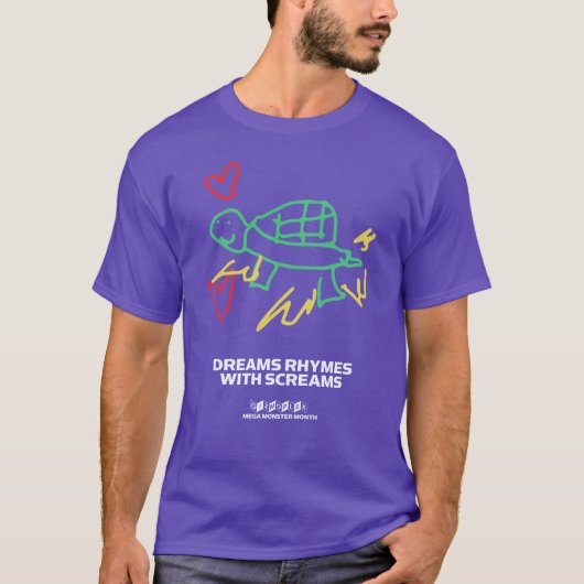 T-shirt Crow vs Servo : RÊVES RYMES AVEC ÉCRAN (Devant)