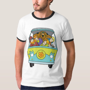 T-shirt Crowded In The Mystery Machine