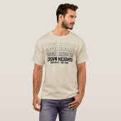 T-shirt Crown Heights - conception de croquis - hommes (Devant entier)