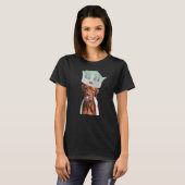 T-shirt Crown puppy Chesapeake Bay Retriever dog   (Devant entier)