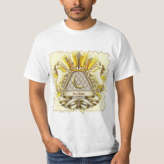 T-shirt Crown Shield Unicorn (Devant)