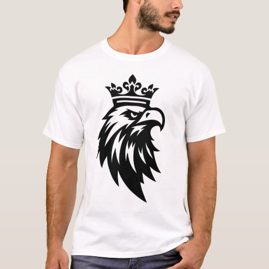 T-shirt “Crowned Eagle – Royal Power Tee” (Devant)