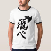 T-shirt 🏐Crows Volleyball Spirit Tee – Fly High Edition🏐 (Devant)