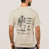 T-shirt Croyance de parachutistes (Dos)