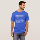 T-shirt :  Croyance du chef d'exploitation (Devant entier)
