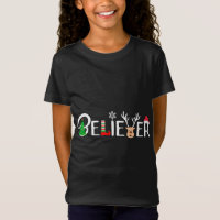 Croyant cool de Noël. Reindeer, Elf et Sant