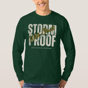 T-shirt Croyants chrétiens religieux Prière Vert Graphique