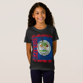 T-Shirt CROYER Drapeau Vintage Distressé CROYER (Devant entier)
