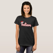 T-shirt Croyez à Noël (Devant entier)