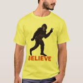 T-shirt Croyez Bigfoot Sasquatch Yeti (Devant)