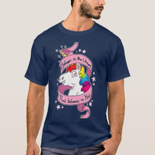 T-shirt Croyez en la licorne