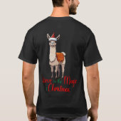 T-shirt Croyez en la magie de Noël Llama (Dos)