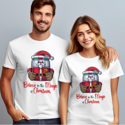 T-shirt Croyez en la magie du Père Noël