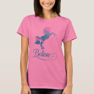 T-shirt Croyez en licornes