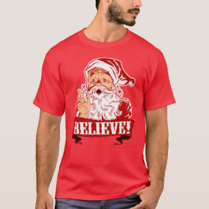 T-shirt Croyez en père noël