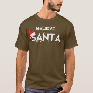 T-shirt Croyez en Père Noël mignonne Joyeux Noël